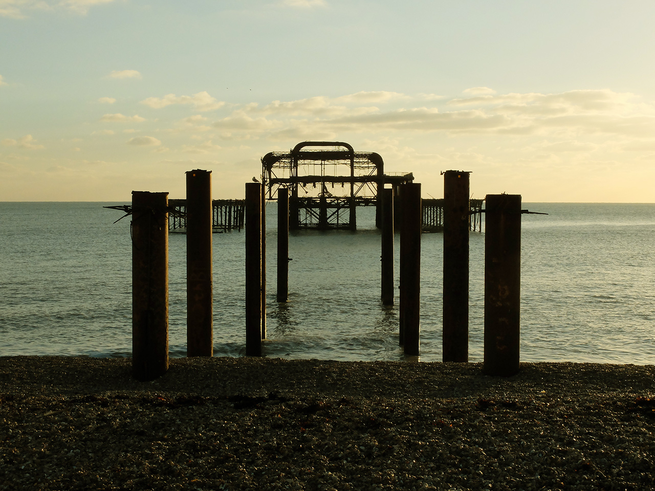 west pier